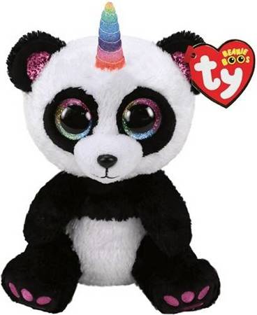 TY Beanie Boos panda z rogiem  PARIS, 15 cm