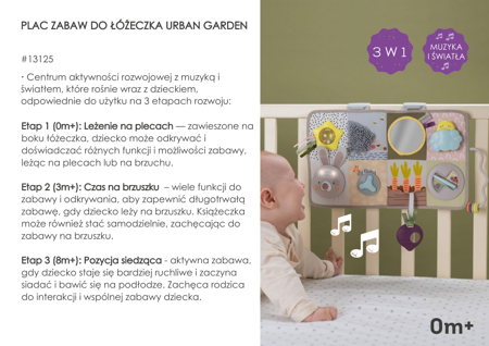 Taf Toys Plac zabaw do łóżeczka Urban Garden 31153