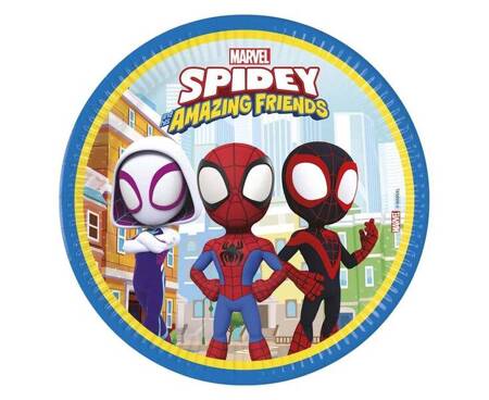 Talerzyki papierowe 23cm Spidey & His Amazing Friends next generation 8szt 948767