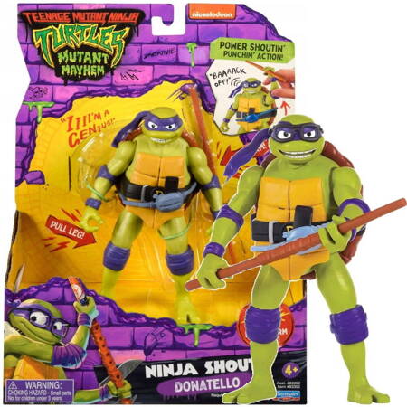 Tmnt Wojownicze Żółwie Ninja Donatello Deluxe Z Dźwiękiem Figurka 14 Cm 833529