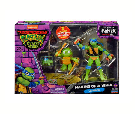 Tmnt Wojownicze Żółwie Ninja Movie Mutatnt Mayhem 3-pak figurek Leonardo 7835813