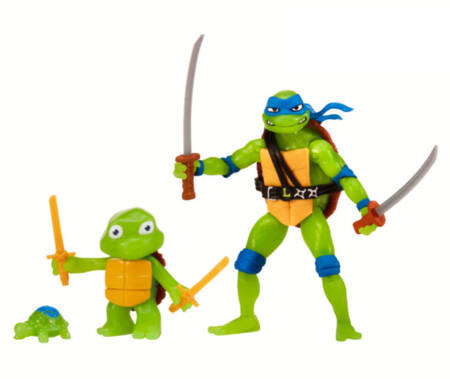 Tmnt Wojownicze Żółwie Ninja Movie Mutatnt Mayhem 3-pak figurek Leonardo 7835813