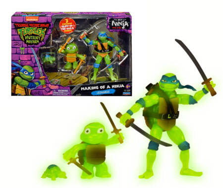 Tmnt Wojownicze Żółwie Ninja Movie Mutatnt Mayhem 3-pak figurek Leonardo 7835813