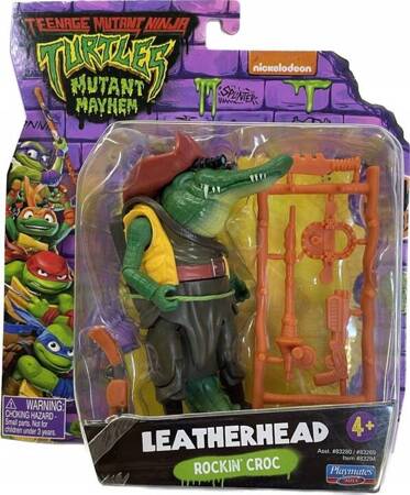 Tmnt Wojownicze Żółwie Ninja Movie Mutatnt Mayhem Figurka Akcji Leatherhead 11 Cm 832942