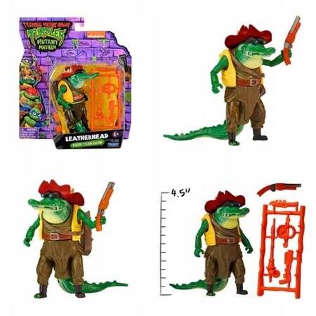 Tmnt Wojownicze Żółwie Ninja Movie Mutatnt Mayhem Figurka Akcji Leatherhead 11 Cm 832942