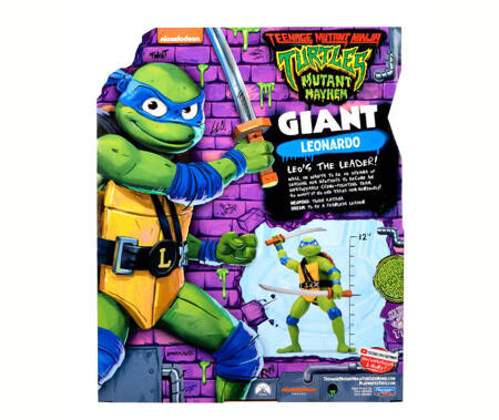 Tmnt Wojownicze Żółwie Ninja Movie Mutatnt Mayhem Gigant 30cm Leonardo 834014