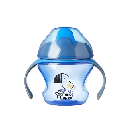 Tommee tippee kubek pierwszy z uchwytami niebieski 150ml 4m+