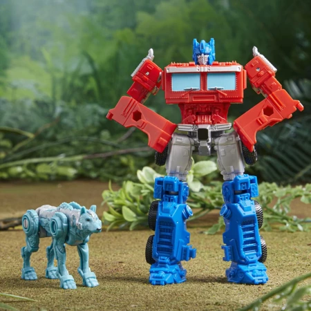 Transformers F3897/F4612 Rise of the Beasts Beast Weaponizers Optimus Prime figurka 13 cm 2pak 958733