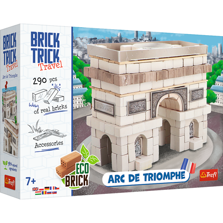 Trefl Brick Trick Podróże Buduj z cegły Łuk Triumfalny L 615517