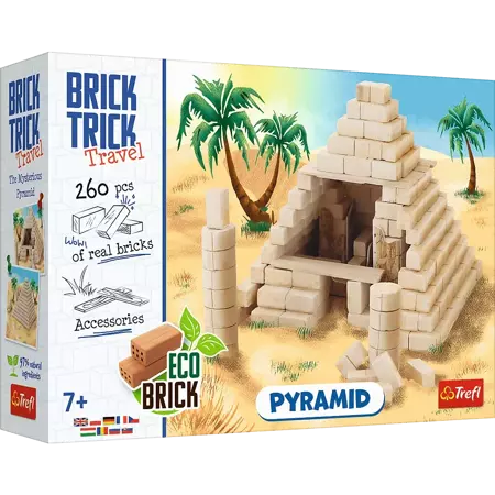 Trefl Brick Trick Podróże Buduj z cegły Piramida M 615500