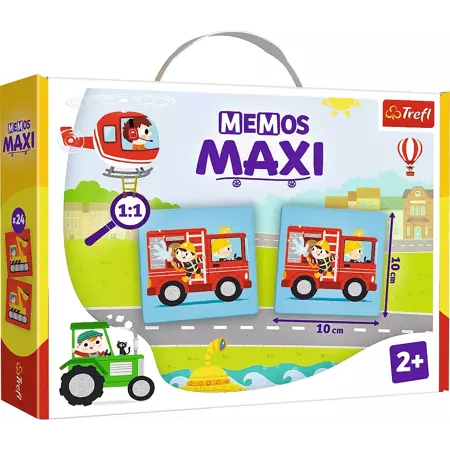 Trefl Gra Memos Maxi Pojazdy 022674