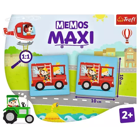 Trefl Gra Memos Maxi Pojazdy 022674