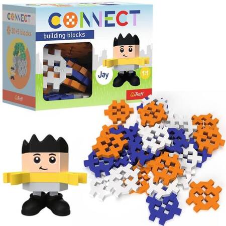 Trefl Klocki Connect Pocket 35 Boy Jay 620061