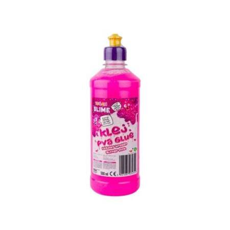 Tuban Slime klej PVA brokatowy różowy 500ml 034344