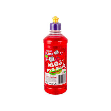 Tuban Slime klej PVA o zapachu truskawki czerwony 500ml 034818