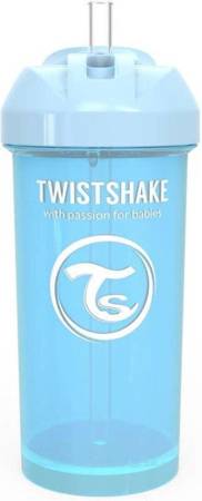 Twistshake Bidon Straw Cup 360 ml 6+m Pastel Blue 125897