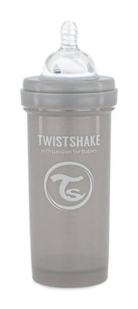 Twistshake Butelka Anti-Colic 330 ml Pastel Grey 122667