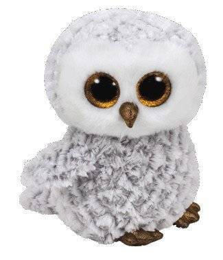 Ty beanie boos biała sowa owlette 15cm regular 372010