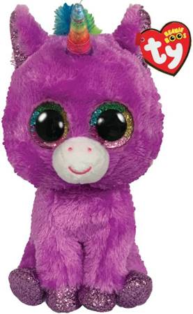 Ty beanie boos fioletowy jednorożec rosette 15cm regular 363285