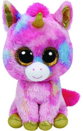 Ty beanie boos kolorowy jednorożec fantasia 15cm regular 361588