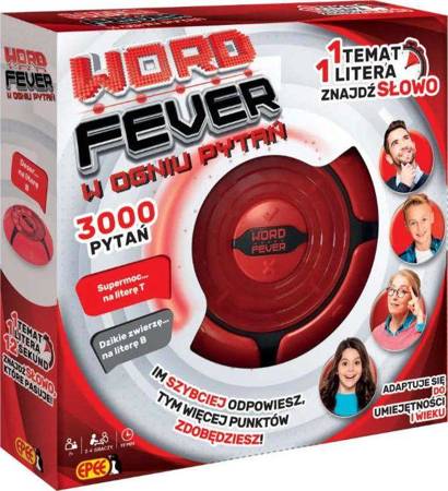 Word Fever W Ogniu Pytań eletroniczna gra familijna 241214 EPEE