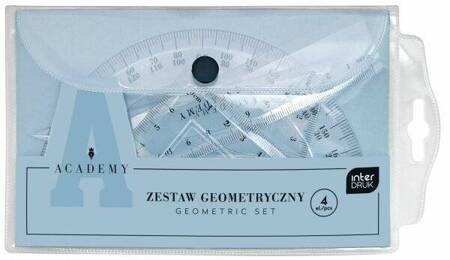 Zestaw geometryczny w etui 4el ACADEMY 350169