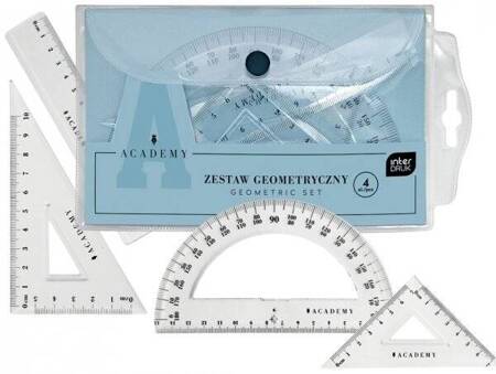 Zestaw geometryczny w etui 4el ACADEMY 350169