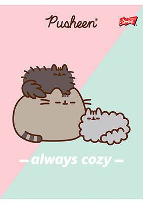 Zeszyt A5 32k krata laminowany PUSHEEN 674884