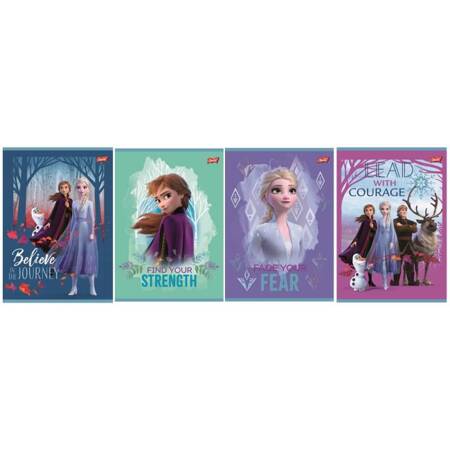 Zeszyt a5 16k krata laminowany disney frozen