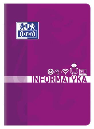 Zeszyt oxford a5 60k temat.informatyka krata 90g 368960