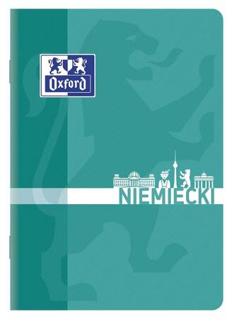 Zeszyt oxford a5 60k temat.j.niemiecki krata 90g 369004