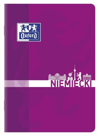 Zeszyt oxford a5 60k temat.j.niemiecki krata 90g 369004