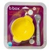 B.box silikonowa miseczka z przyssawką i łyżeczką lemon sherbet 004738