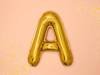 Balon foliowy litera "a", 35cm, złoty