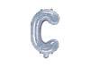 Balon foliowy litera "c", 35cm, holograficzny