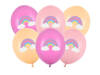 Balony 30cm Tęcza mix 6szt 046818