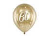 Balony Glossy 30cm 60 złoty 6szt 168435