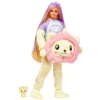 Barbie HKR02/HKR06 Cutie Reveal lew zwierzątko 106905