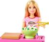 Barbie ghk43 lalka+zestaw domowy makaron