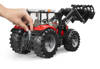 Bruder 03047 traktor massey ferguson 7600 z ładowarką czołową 030476