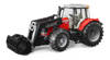 Bruder 03047 traktor massey ferguson 7600 z ładowarką czołową 030476