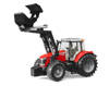 Bruder 03047 traktor massey ferguson 7600 z ładowarką czołową 030476