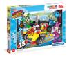 Clementoni puzzle 104 mickey and the roadster racers