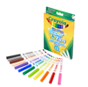 Crayola: grube i cienkie zmywalne flamastry 12 szt