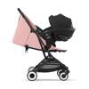 Cybex Orfeo BLK Candy Pink light pink wózek spacerowy