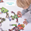 CzuCzu: Puzzle kreatywne Roboty dla dzieci 3+