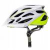 Kask rowerowy meteor marven l 58-61cm white/neon green 