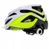 Kask rowerowy meteor marven l 58-61cm white/neon green 