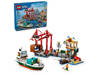 Lego 60422 City Nadmorski port ze statkiem towarowym 