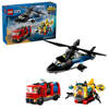 Lego 60462 City Zestaw z helikopterem wozem strażackim i łodzią podwodną 812625